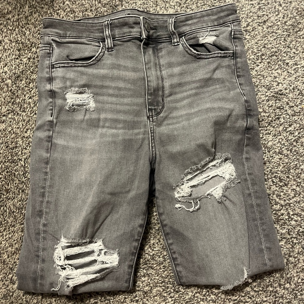 American Eagle Outfitters Gray Denim Jeans